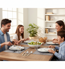 Servizio Set di Posate 24 Pezzi in Acciaio Eme Caribe Avorio 18