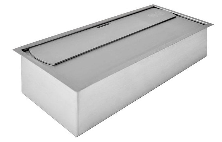 Bruciatore a Bioetanolo per Camini 3,5L 46x19 cm Menzi Silver