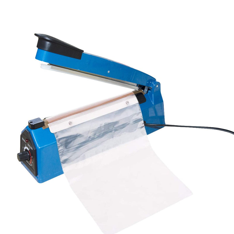 Macchina Sigilla Sacchetti 300W 240V e Buste da 400 mm Blu