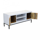 Mobile TV Clifford 130x40x55 h cm in Legno Marrone