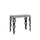Console Extensible 90-196x40x77 cm en Mélamine Grise
