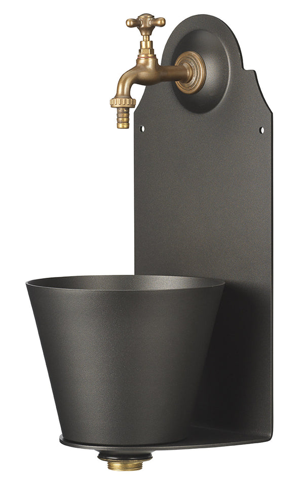 online Fontaine murale de jardin avec robinet Belfer 42/PR anthracite