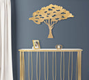 Pannello Leaf Tree Plan 82x1,5x63 cm in Ferro Oro