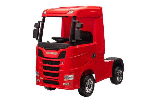 Camion Elettrico per Bambini 126x68x102 cm 24V Scania Rosso sconto