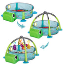 Palestrina Box Tappeto Neonato Bambino Tartaruga Fitch Baby con Recinto Palline