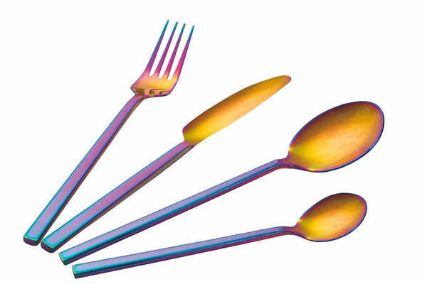 acquista Ménagère Rainbow 24 Pièces en Acier Poli VdE Tivoli 1996 Stylo