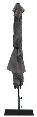 Ombrellone da Giardino 3x2 m Palo Ø38 mm in Alluminio Tessuto Olefin Trend Grigio