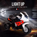 Moto Motocicletta Elettrica per Bambini 6V con Licenza BMW S1000RR Rossa