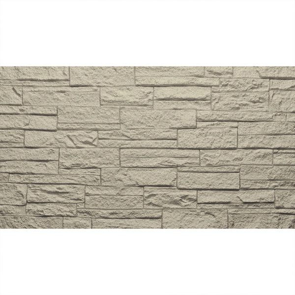 acquista Set 12 Pannelli Decorativi Area 8,6 mq 120x60x2,5 cm Rivestimento Murale Effetto Mattoni in Pietra 3D in PU Greige Tortora