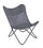 Fauteuil papillon en métal gris Gabicce