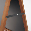 Lavagna a Cavalletto Magnetica 60x78 cm Cornice in Legno di Faggio Dark Wood