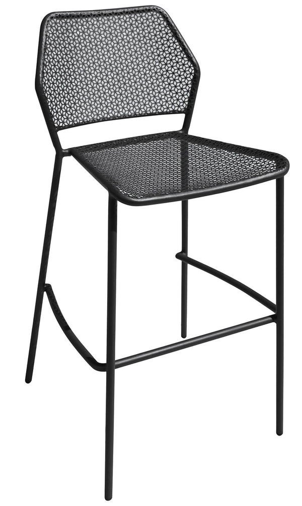 Tabouret de jardin en fer gris anthracite Vorghini Angera acquista