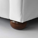 Divano 2 Posti 170x81x77 cm in Similpelle Bianco