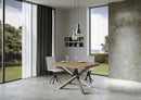 Tavolo Allungabile 140-400x90x77 cm Volantis Quercia Natura Telaio 4C 