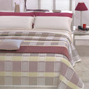 Copriletto in Misto Cotone Matrimoniale Cober William Beige