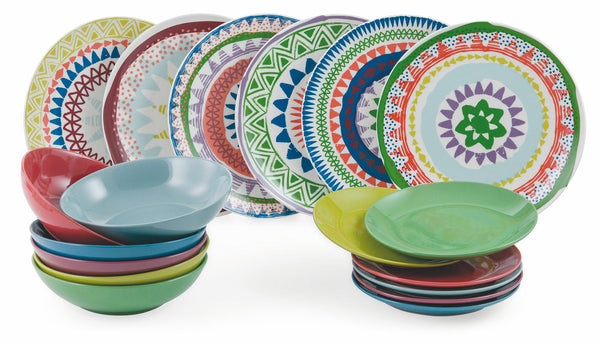 Service de table 18 pièces en porcelaine et grès VdE Tivoli 1996 Maya sconto