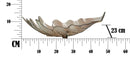 Svuota Tasche Leaf 46x24x13 cm Vetro Marrone Chiaro