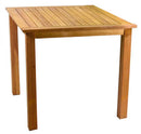 Tavolo da Giardino 80x80cm in Legno Naturale Nanchino