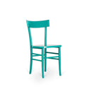 Set 2 Sedie 48x39xH80 cm in Legno Brera Turchese