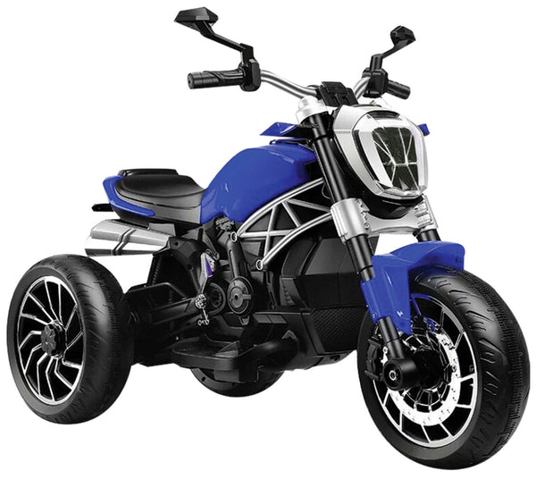 Moto Electrique Enfant 6V 3 Roues Kidfun Bleu sconto