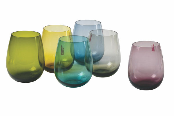 Lot de 6 verres à eau en verre 428 ml Villa d'Este Home Tivoli Happy Hour sconto