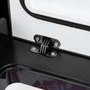 Frigo Portatile Elettrico a Compressore 35 Litri per Auto e Camion Grigio Scuro