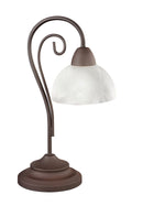 Lampada tavolo da Interno  E14 in Metallo Ruggine