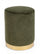 Pouf Lucilla en tissu effet velours Forest