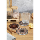 Set 6 Sottobicchieri Ø10 cm  in Ceramica VdE Tivoli 1996 Shiraz