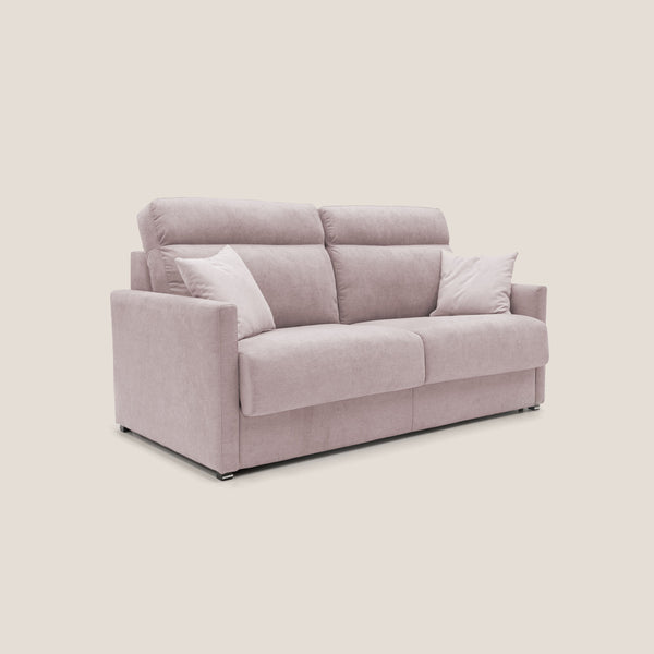 online Canapé lit 3 places 196x102x97 cm en tissu rose