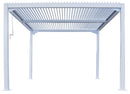 Pergola da Giardino 3x3m in Alluminio Bianco