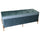 Banc de rangement 115x40xh45 cm en tissu velours vert sauge