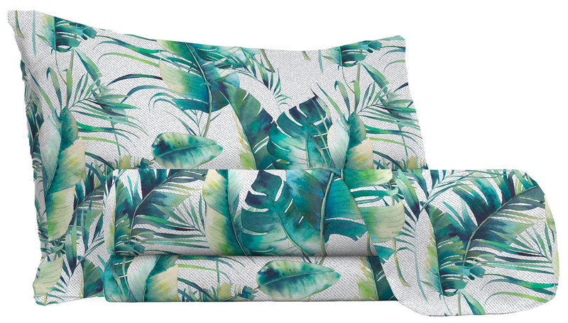 Set Lenzuola Sopra Sotto e Federe in Microfibra Maui Varie Misure