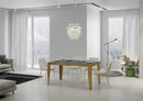 Tavolo Allungabile 120-224x90x80 cm Flame Evolution Cemento