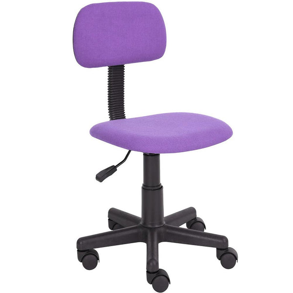 Sedia Poltrona Operativa con ruote Ufficio Cameretta Stanzetta in Tessuto Viola prezzo