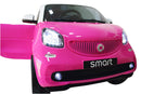 Macchina Elettrica per Bambini 12V Mp4 Smart Fortwo Cabrio Rosa