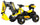 Pelle électrique Kidfun Ruspa Force 6V pour enfants Jaune et Noir