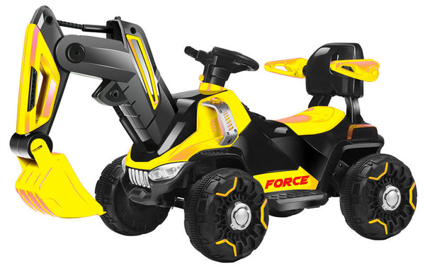 acquista Pelle électrique Kidfun Ruspa Force 6V pour enfants Jaune et Noir