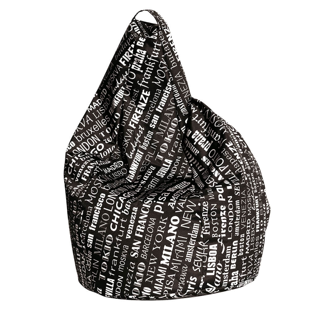 Fauteuil poire noir...