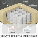 Poltrona Alzapersona Massaggiante e Reclinabile 93x104x105 cm con Telecomando in Tessuto Effetto Velluto Grigio  