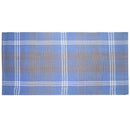 Tappeto Bagno Design Scozzese 50x90 cm in Cotone Azzurro