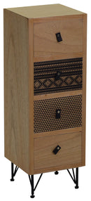 Mobile 4 Cassetti in Legno Budapest