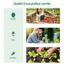 Serra da Giardino in Acciaio e Polietilene 400x100x80 cm  Verde