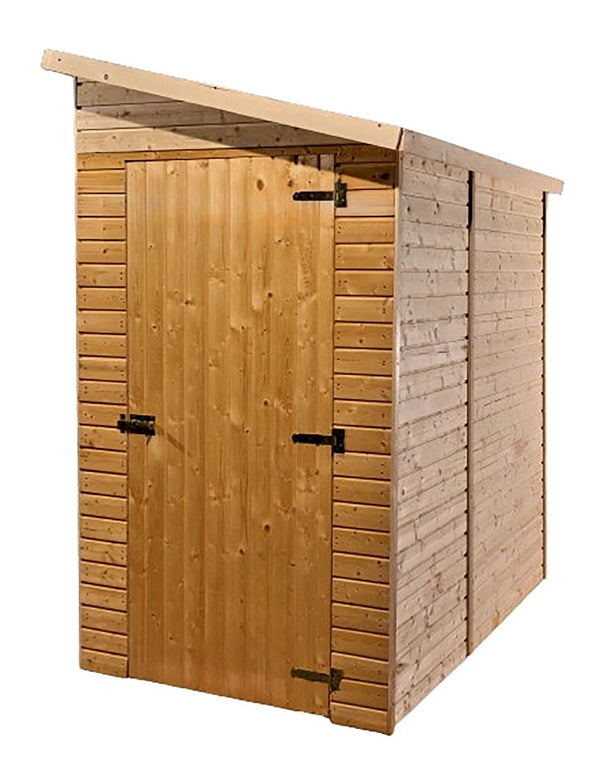 sconto Casetta Box da Giardino 1,2x2 m Senza Pavimento in Legno Picea Massello 16mm Eden