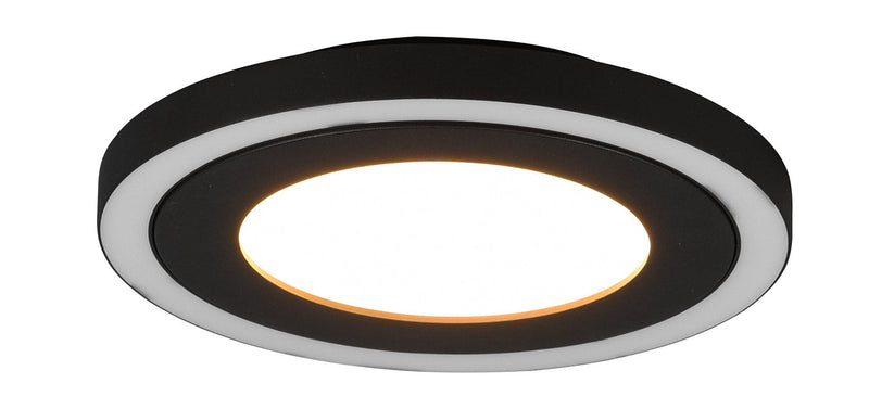 Plafoniera da Interno a LED in Plastica Nero Opaco