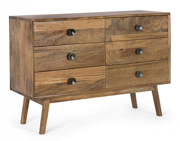 Commode 6 Tiroirs Sylvestre en Bois sconto