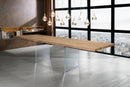 Tavolo Allungabile 200/300x100x76 cm in Rovere Impiallacciato Snooker Naturale