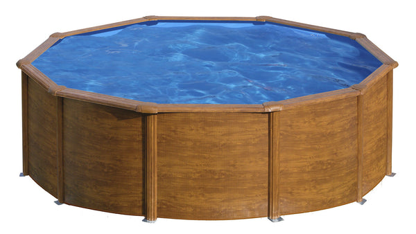 online Piscine Hors Sol Ronde Ø460xh120 cm en Acier et PVC Gre Sicilia