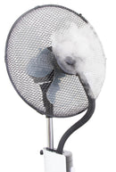 Ventilatore a Piantana Ø40cm con Nebulizzatore ad Acqua Qlima FSM40 Bianco e Nero
