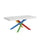 Tavolo Allungabile 180-284x90x77 cm Volantis Bianco Frassino